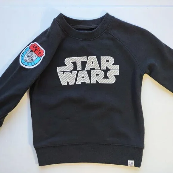 GAP x Star Wars 40th Anniversary Sweatshirt Baby GAP 18-24 Months NWT Pullover - Picture 2 of 8